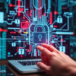 Representation of a cyber attack affecting education sector