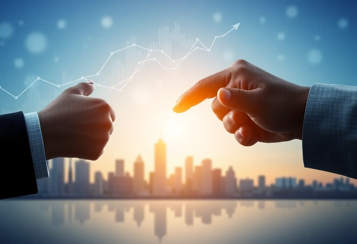 Conceptual image representing the merger between Eastern Bank and HarborOne Bancorp.