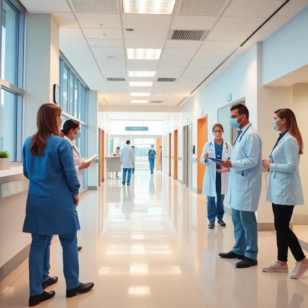HCA Healthcare team providing care in a modern facility