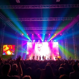 Holy Roller performing at Boston Calling Music Festival
