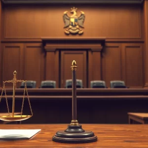 Scales of justice symbolizing legal decisions and capital punishment reform.
