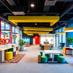 New Lego U.S. headquarters in Boston with creative office design