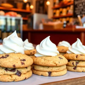 Cookies a la mode featuring Levain Bakery cookies and J.P. Licks ice cream