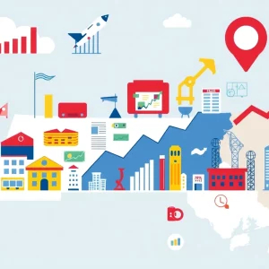 City landscape illustrating economic challenges in Massachusetts