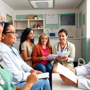 People discussing healthcare costs in Massachusetts