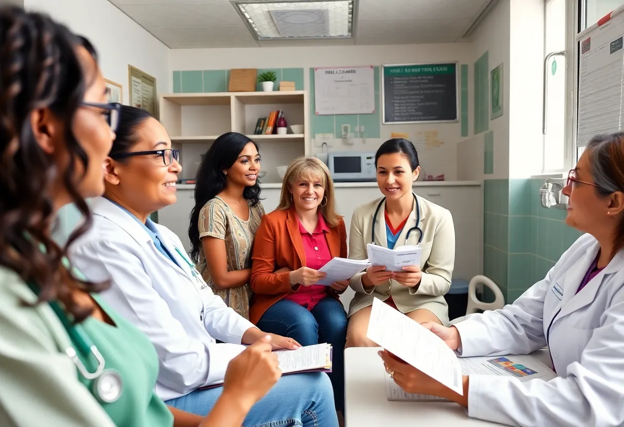 People discussing healthcare costs in Massachusetts