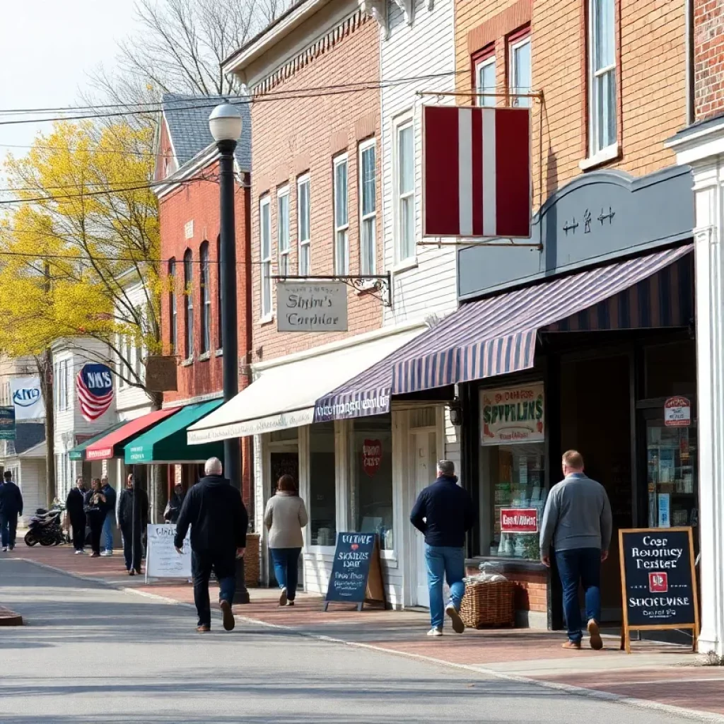 Massachusetts small business storefront amidst financial challenges