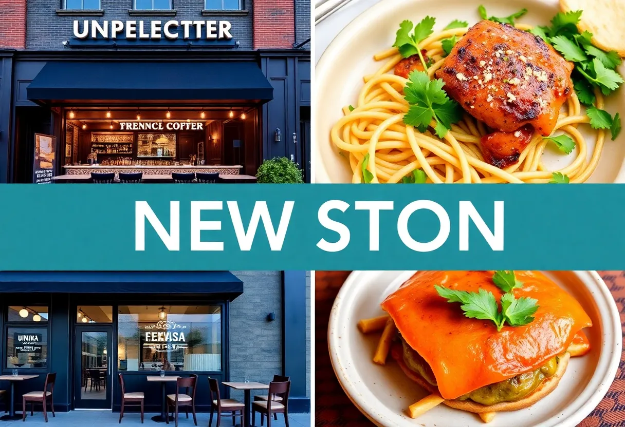 Various new restaurants and cafes in Boston