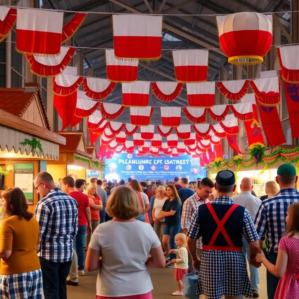 Family-friendly atmosphere at Polish Fest Boston 2025 featuring food and festivities.