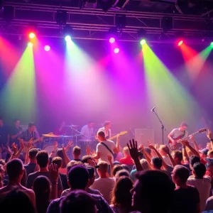 SNACKTIME band performing at Boston Calling festival