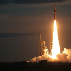 SpaceX Starship flight taking off