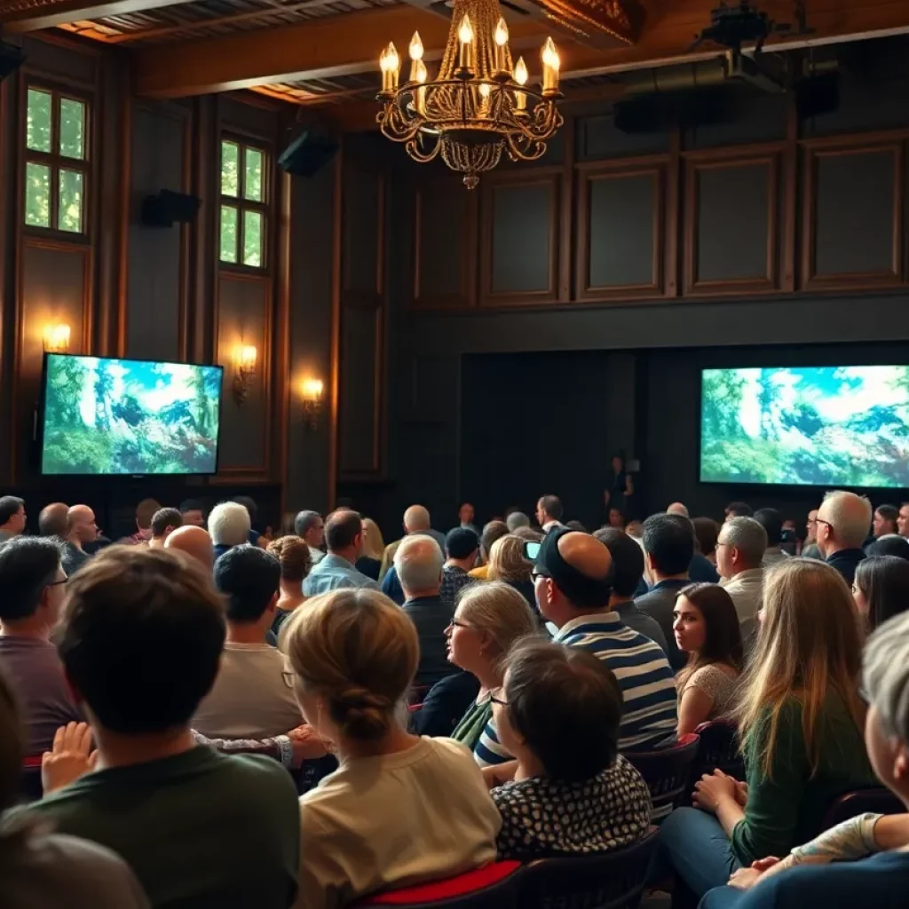Audience enjoying the Wild and Scenic Film Festival at the Regent Theater