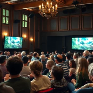 Audience enjoying the Wild and Scenic Film Festival at the Regent Theater