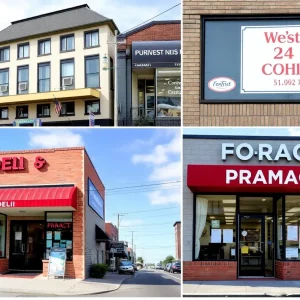 Collage of local business transformations in Worcester
