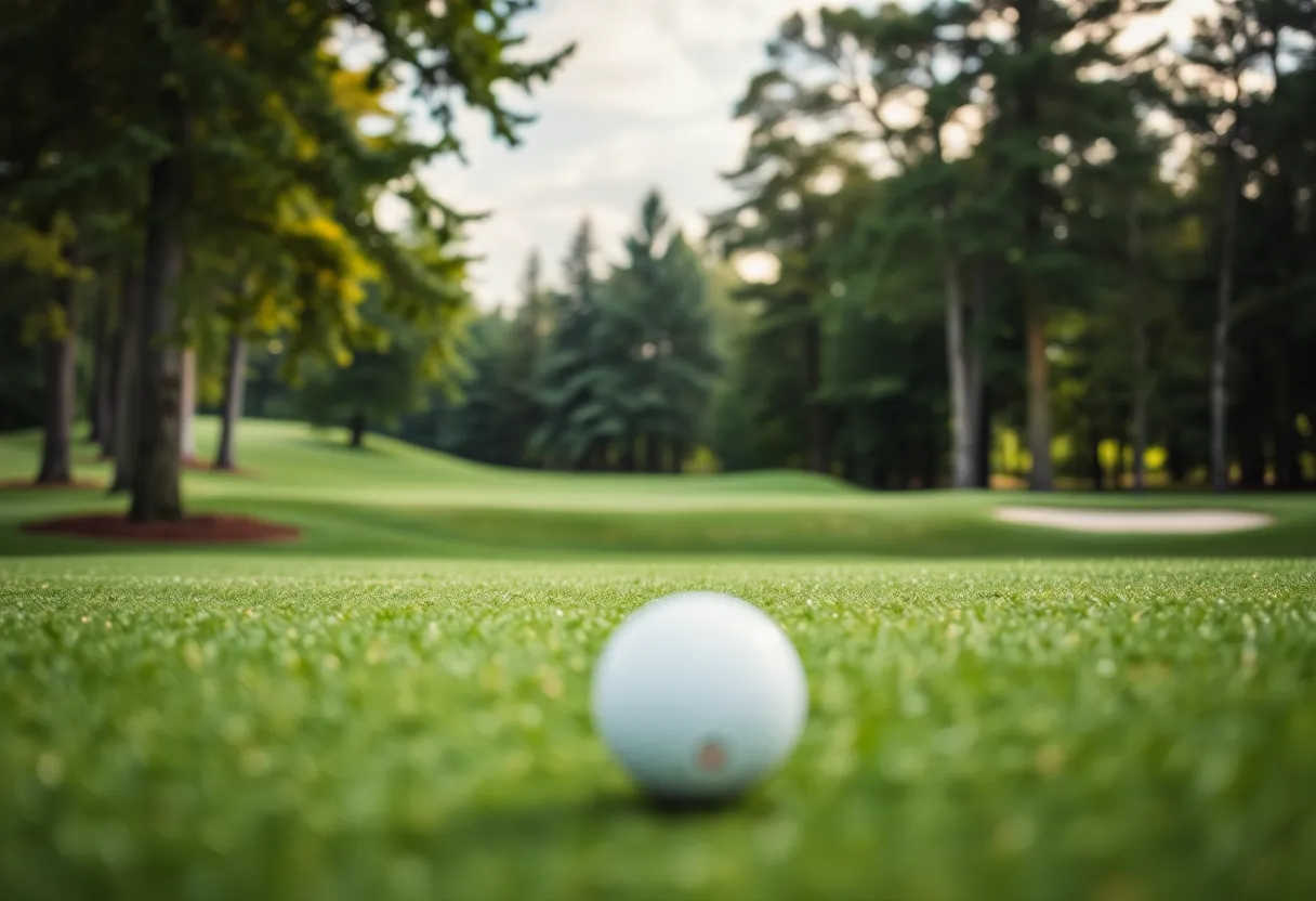 View of Olde Salem Greens Golf Course in Salem, Massachusetts