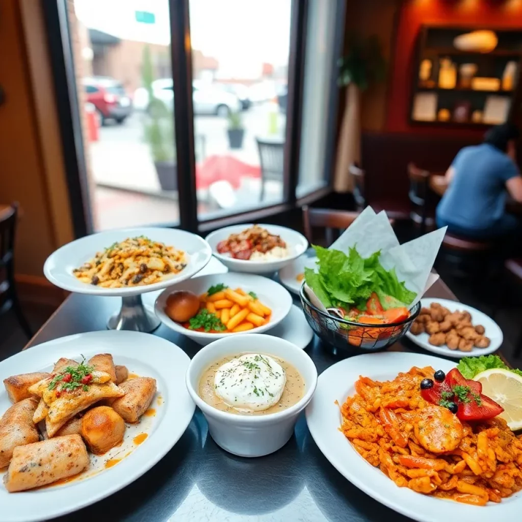 A variety of dishes representing Boston's culinary scene.