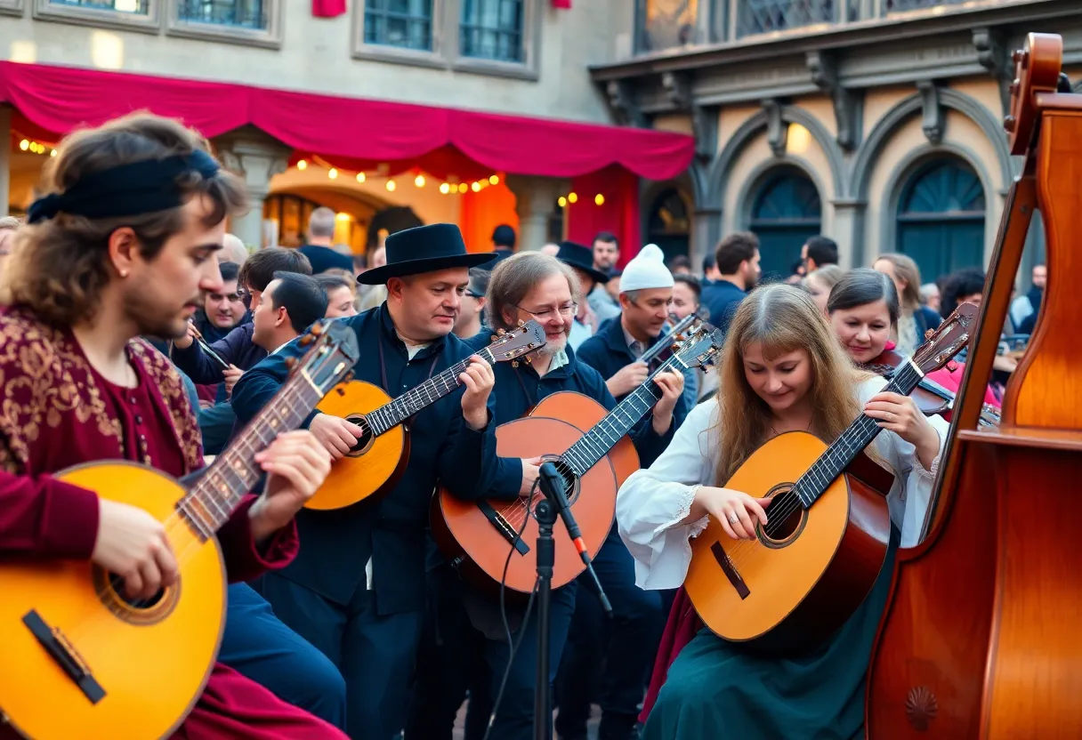 Musicians performing at the Boston Early Music Festival