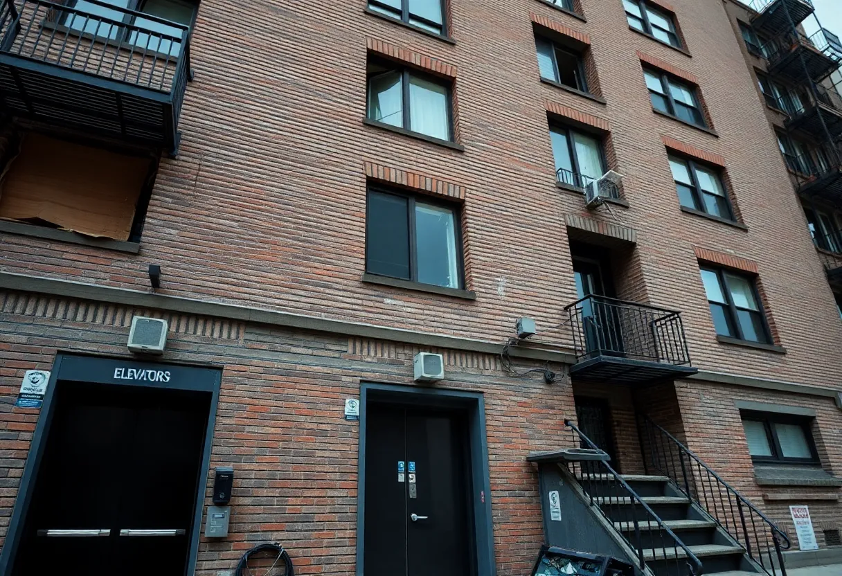 Deplorable conditions at a Boston housing development.
