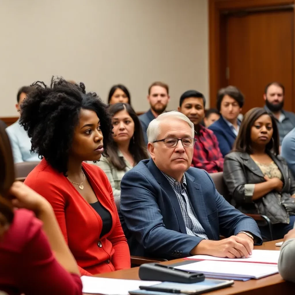 Community meeting on immigration policies in Boston