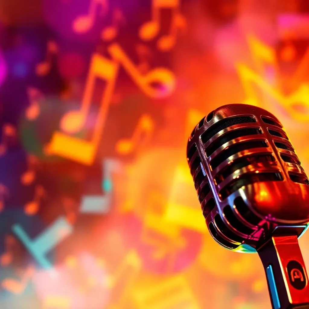 Artistic representation symbolizing the legacy of a legendary music artist