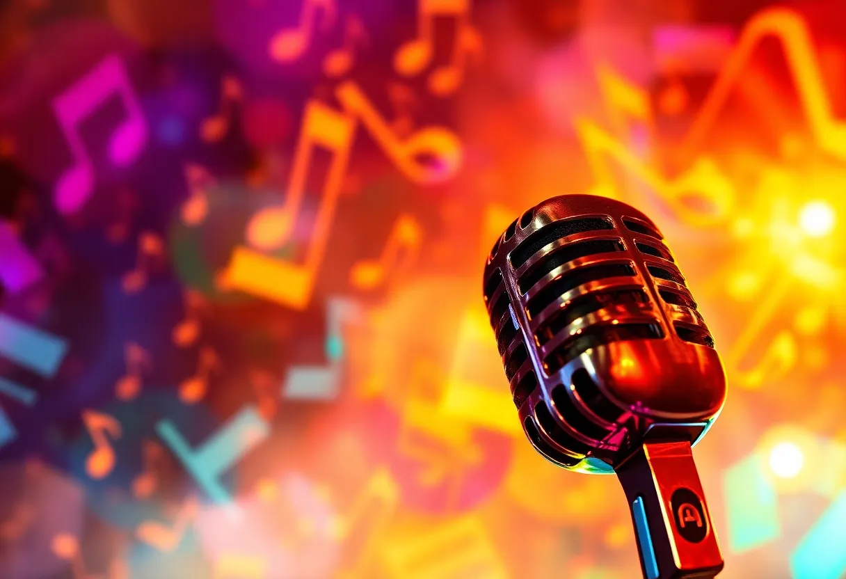 Artistic representation symbolizing the legacy of a legendary music artist