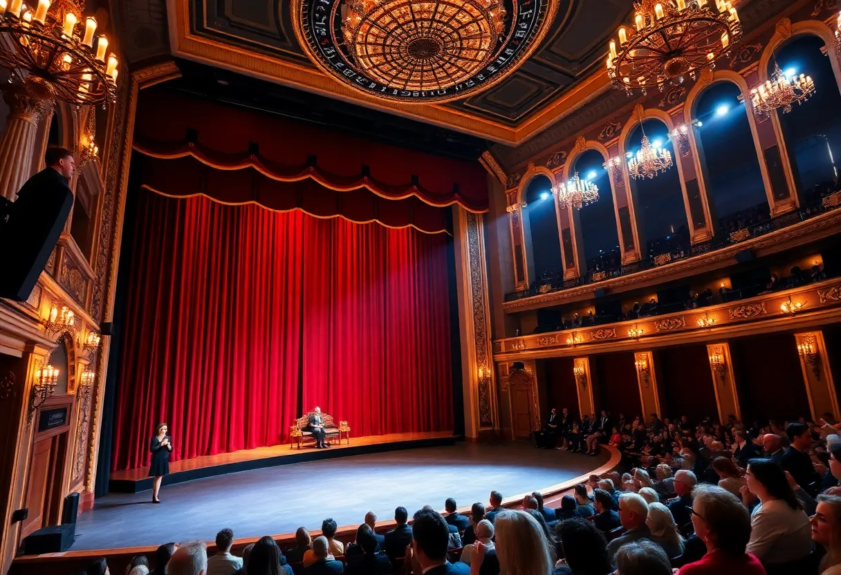 Ceremony for the Elliot Norton Awards celebrating theater excellence