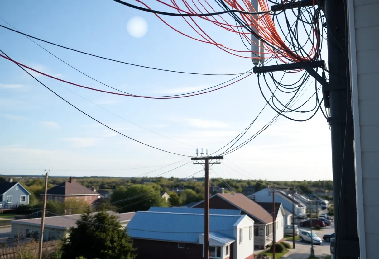 Fiber optic cables installed in Barnstable, MA