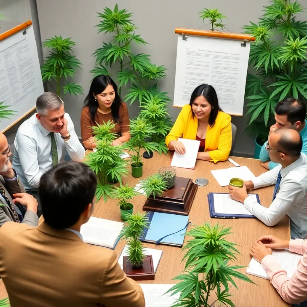 Discussion about cannabis reform in Massachusetts with stakeholders.