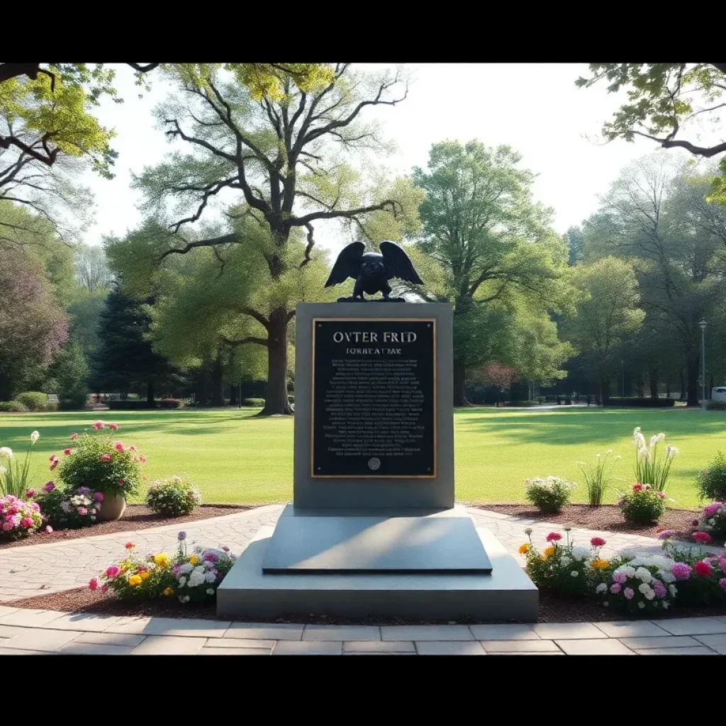 Commemorative plaque honoring Martin Luther King Jr. in a Boston park