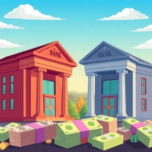 Illustration of Rockland Trust acquiring Enterprise Bank
