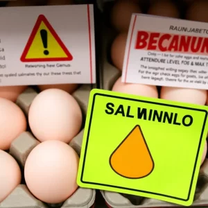 Recalled eggs due to salmonella outbreak