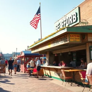 Sullivan's Castle Island, a popular seafood shack in South Boston