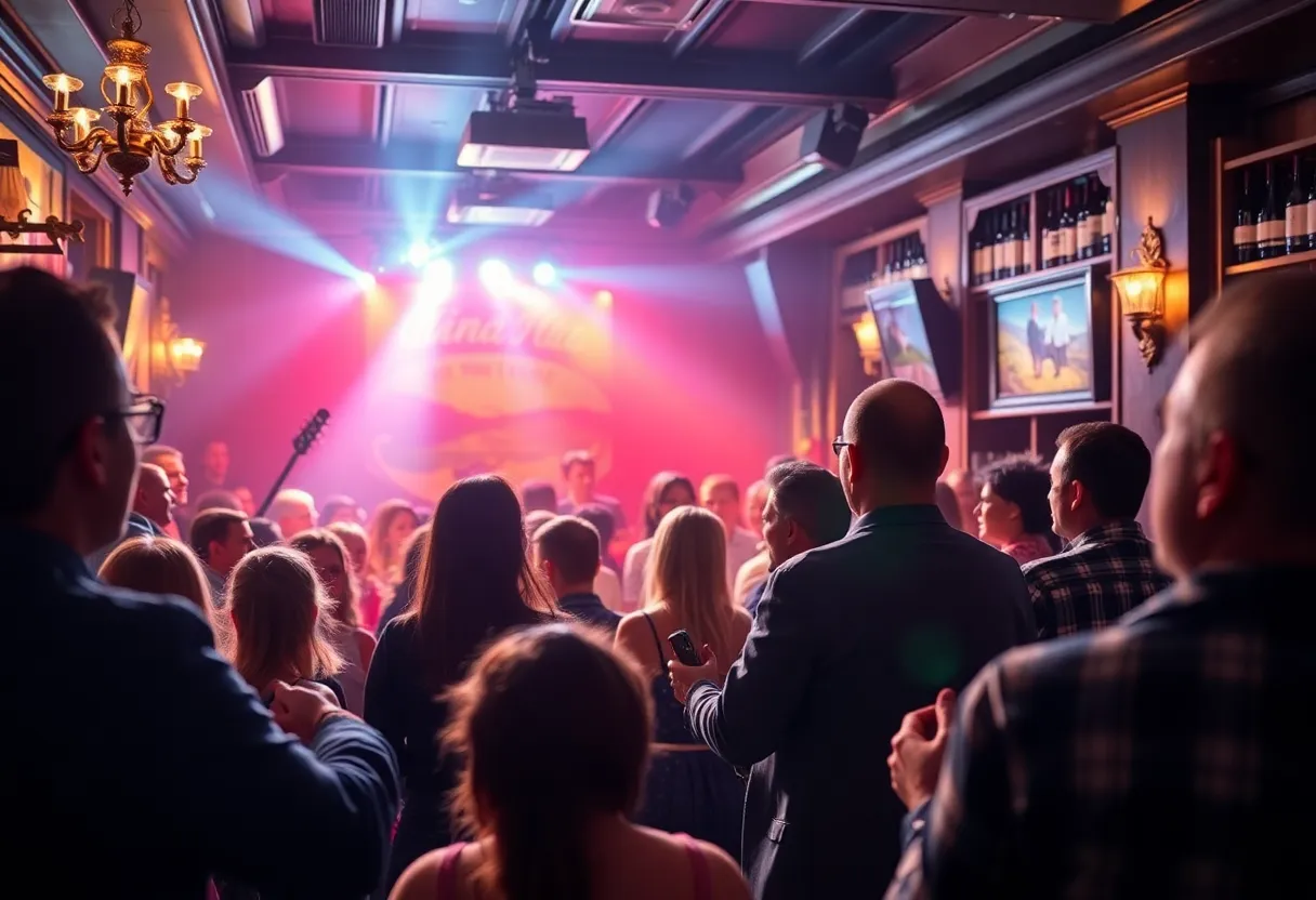 Audience enjoying Tracy Bonham's concert at City Winery in Boston