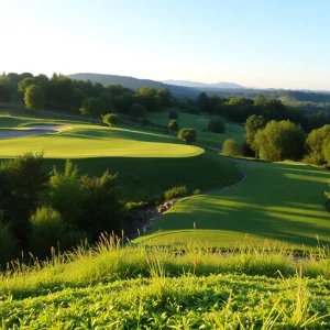Golf course at LIV Golf Andalucia in Sotogrande, Spain