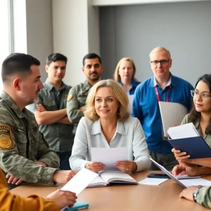 Participants of the American Service Fellowship engaging in a workshop.