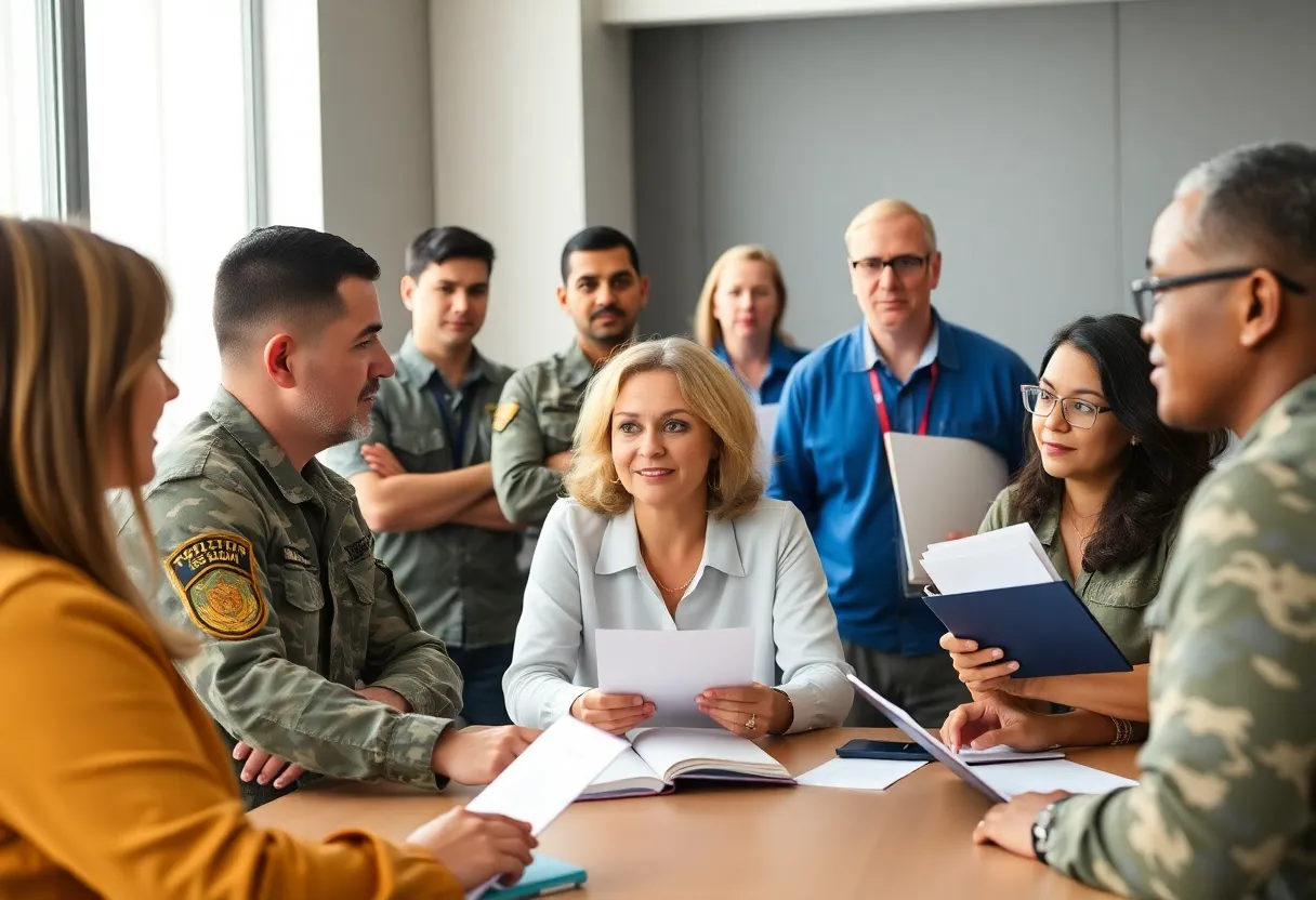 Participants of the American Service Fellowship engaging in a workshop.