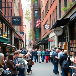 Independent bookstores and authors in Boston's literary scene