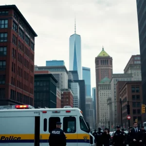 Boston Police Headquarters during the day