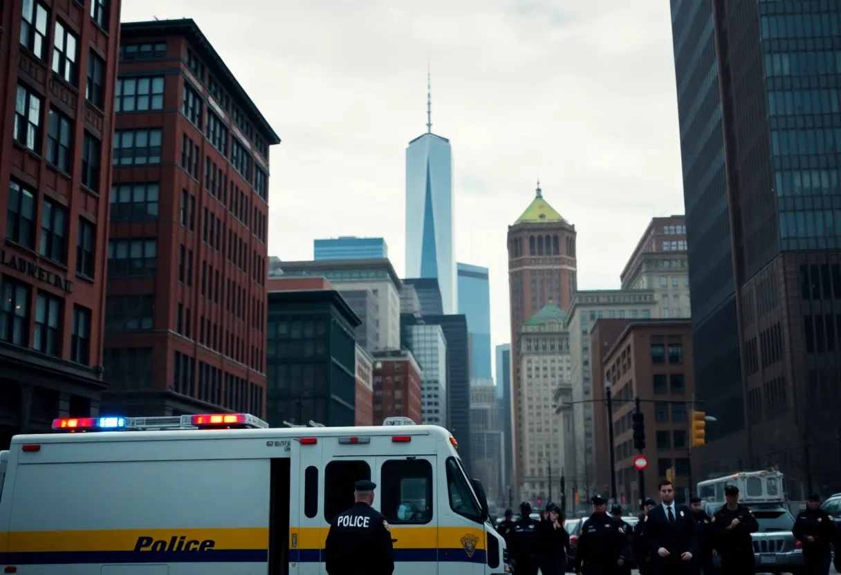 Boston Police Headquarters during the day