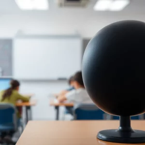Symbolic image representing online safety for minors in educational settings