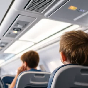 Safety measures aboard a commercial flight