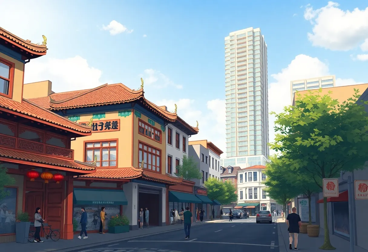 Proposed luxury housing development in Boston's Chinatown