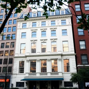 Facade of the Ebenezer Hancock House in Boston