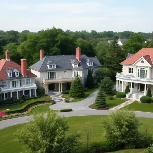 Luxurious homes in Boston suburbs