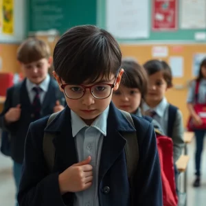 School environment depicting the theme of deception in education