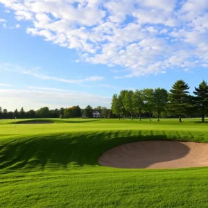 Peaceful golf course showcasing precision play