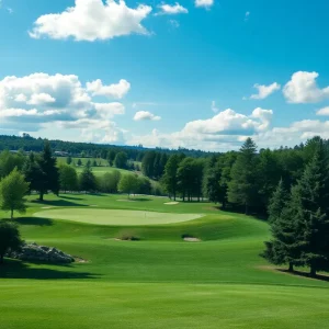 Poorly maintained golf course in Massachusetts