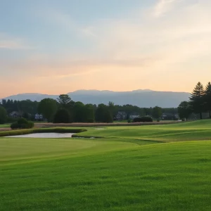 Aerial view of Met Links Golf Course in East Providence