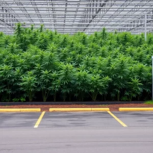 Abandoned cannabis cultivation facility in Milford, Massachusetts