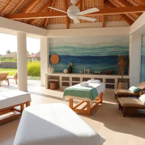 Beach House Spa featuring a coastal design and relaxation spaces.